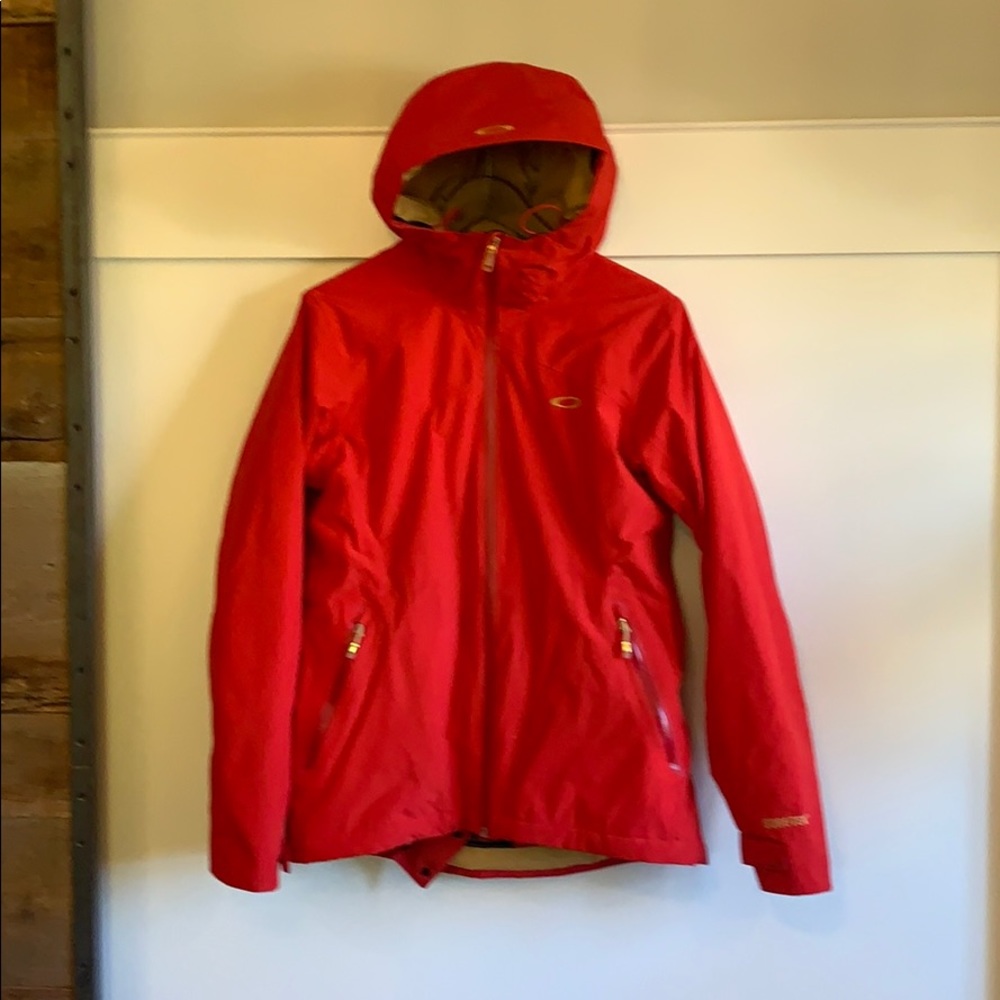 Oakley Womens Red Snow Jacket Gortex Medium